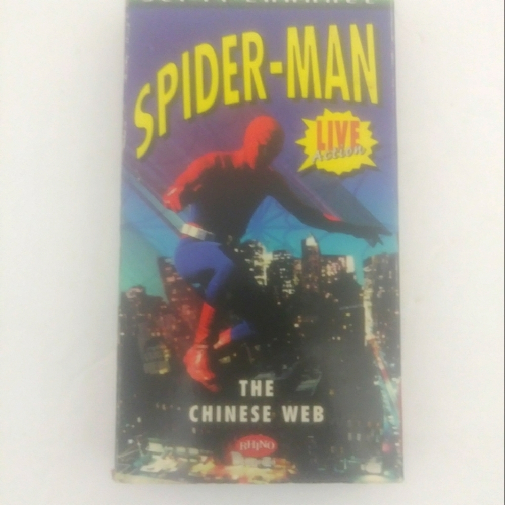 SPIDER-MAN The Chinese Web Live Action 1978 Sci-Fi Channel VHS Rhino Home Video